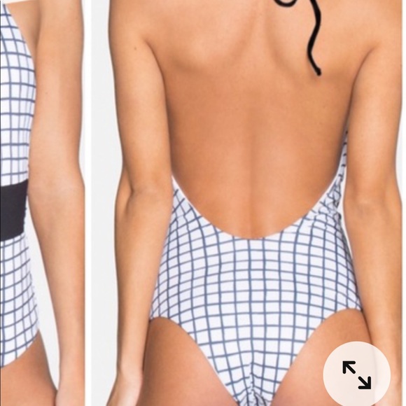 Tavik one piece grid swimsuit - Picture 3 of 5